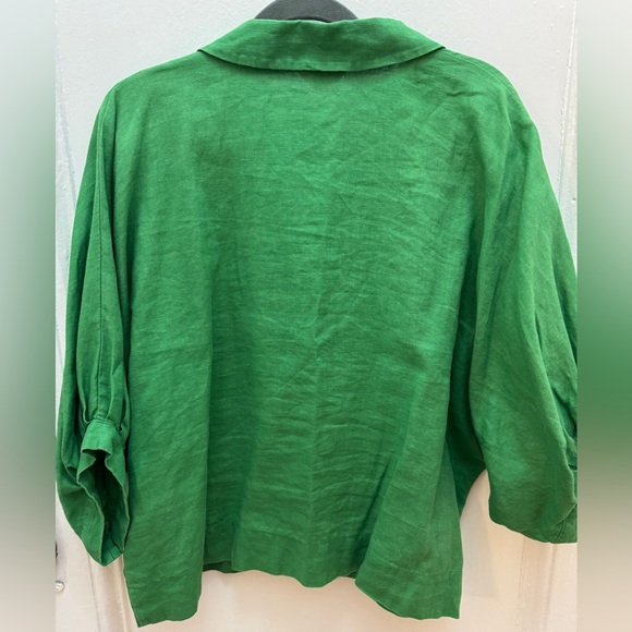 Gorman Green Relaxed Linen Shirt - Picture 3 of 5
